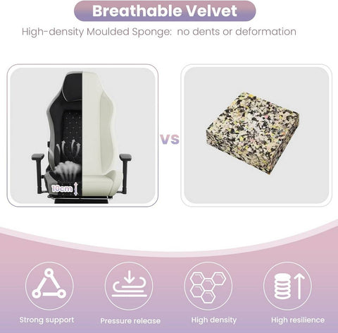 Rootz Ultimate Gaming Chair - Office Chair - Ergonomic Computer Chair - Molded Foam Comfort - Adaptive Lumbar Support - Durable Metal Frame - 55cm x 44cm Seat, 53cm x 78cm Backrest