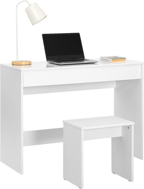 Rootz Multifunctional L-Shaped Desk - Corner Desk - Office Desk - Spacious Dual Tabletops - Integrated Shelving - Sturdy Build - 100cm x 77cm x 120cm