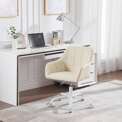 Rootz Ergonomic Office Chair - Desk Chair - Swivel Chair - Breathable Fabric - Height Adjustable - 58cm x (77-85)cm x 60.5cm