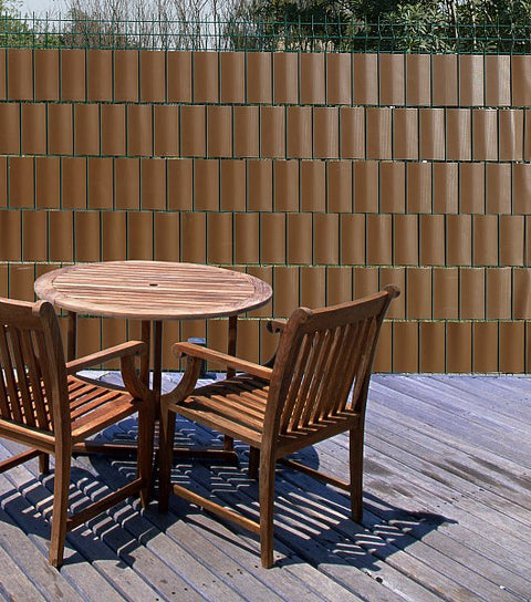 Rootz Privacy Screen Strips - Fence Privacy Cover - Weather Resistant PVC - 100% Shade - 19cm x 35m - Easy Installation