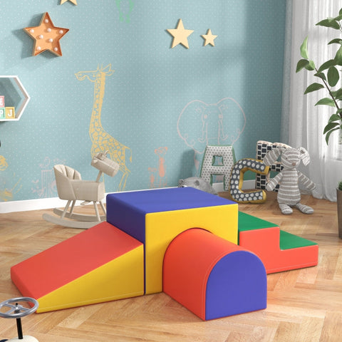 Rootz Soft Building Block Set - Foam Play Blocks - Children's Learning Toys - Safety Padding - 150cm x 50cm x 39cm