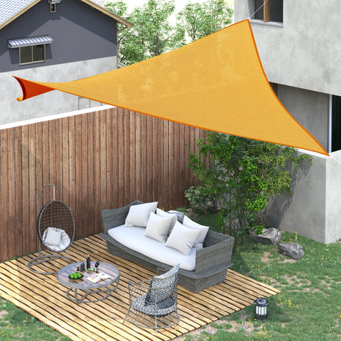 Rootz HDPE Awning - Rectangular Shade Sail - UV Protection Tarpaulin - 6L x 4B m - Blocks 90% UV Rays - Durable & Waterproof