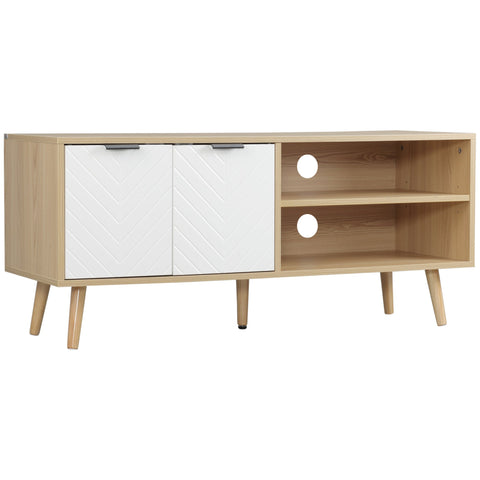 Rootz TV Furniture - Entertainment Center - Media Console - Ample Storage - 110 x 39 x 48.8 cm