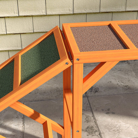 Rootz Agility Dog Ramp - Training Course - Non-Slip Pet Ramp - Weatherproof Wood - Confidence Boost - 325cm x 55cm x 69cm