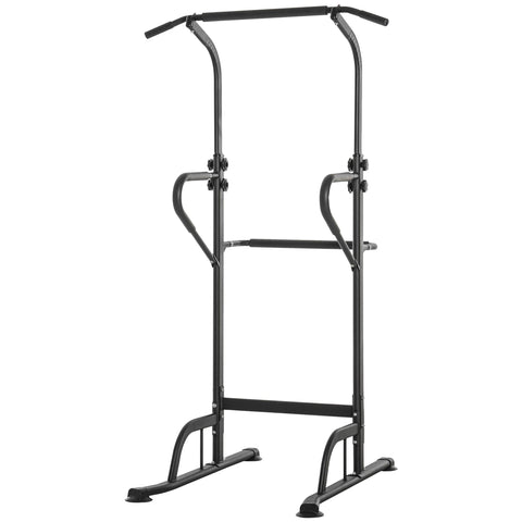 Rootz Multifunctional Training Station - Pull Up Bar - Roman Chair - Full Body Workout - 98cm x 102cm x 180-212cm