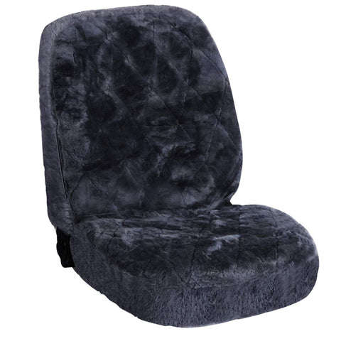 Rootz Premium Lambskin Car Seat Cover - Seat Protector - Auto Seat Cushion - Universal Fit - Easy Installation - Durable - 54x50cm / 53x63cm