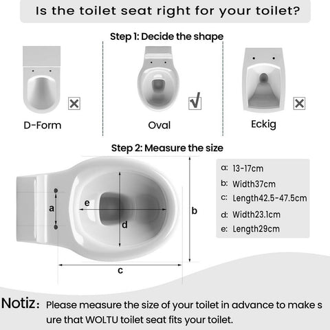 Rootz Soft Close Toilet Seat - Duroplast - Quick Release Button - Waterproof - 37cm x 47.5cm - Sea Motif - Antibacterial - Rustproof Hinge