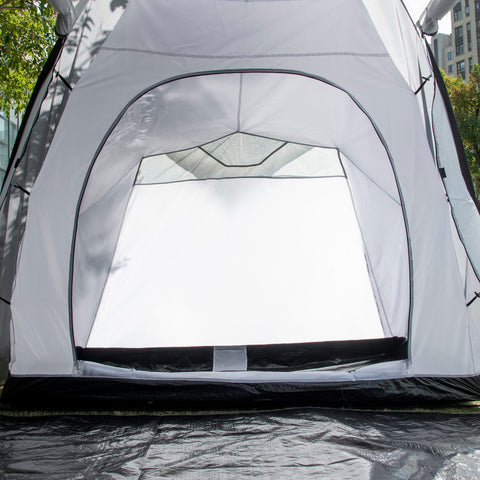 Rootz Family Camping Tent - Dome Shelter - Outdoor Canopy - UV Protection - 590cm x 245cm x 193cm