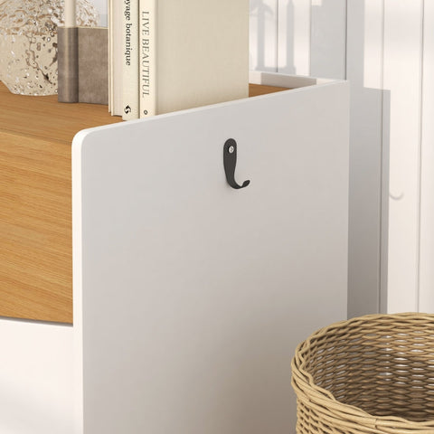 Rootz Cat Litter Box Cabinet - Stylish Cat House - Side Table - Extendable Cat Toilet - Sand Trap Mat - Chipboard - 78cm x 50cm x 51cm
