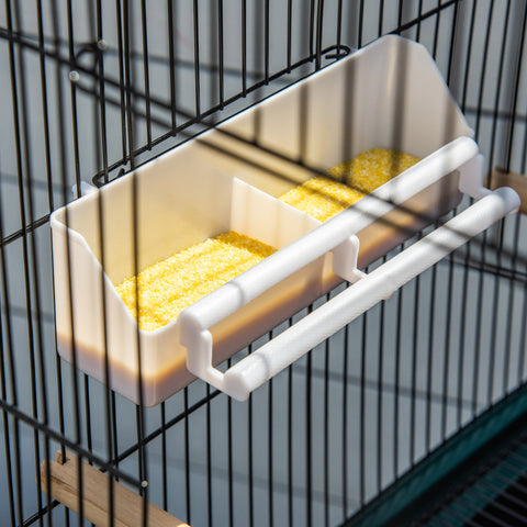 Rootz Large Double Stand Bird Cage - Aviary - Bird Enclosure - Spacious Steel Design - 51.5W x 50D x 140H cm