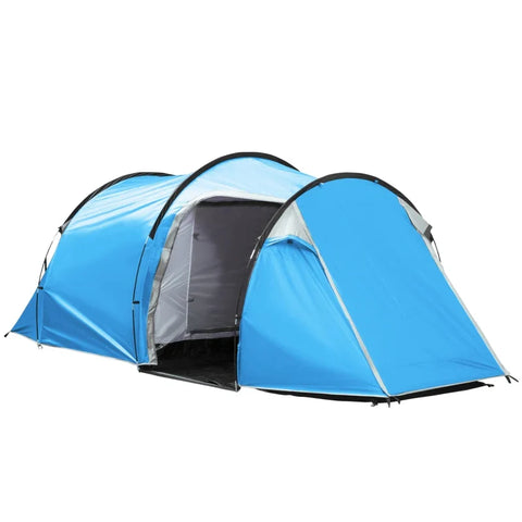 Rootz Campingtent - Pop-up Tent - Voorkamer - Transporttas - Slaapgedeelte - Waterdicht - Draagtas - Polyester - Glasvezel - Lichtblauw - 426L x 206W x 154H cm