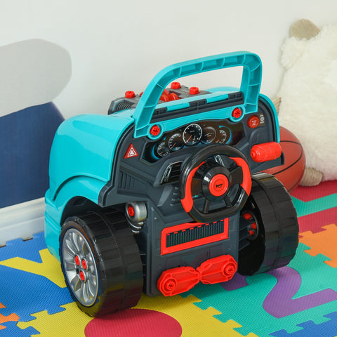 Rootz 2 in 1 Children's Mechanic Craft Set - Imagination Game - DIY Toy Set - 61 Pieces - Boosts Creativity - 40cm x 39cm x 47cm