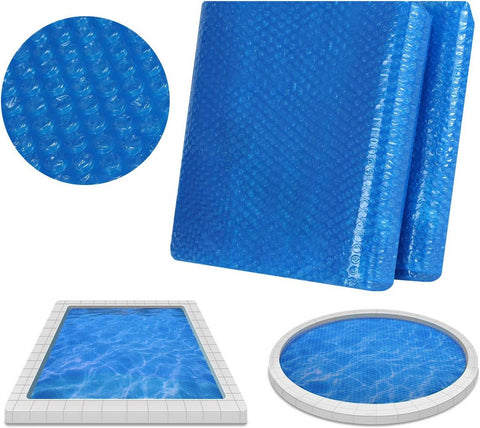 Rootz Solar Pool Cover - Eco-Friendly Pool Blanket - UV-Resistant Cover - Energy-Saving, Water Conservation, Debris Protection - Custom Sizes Available