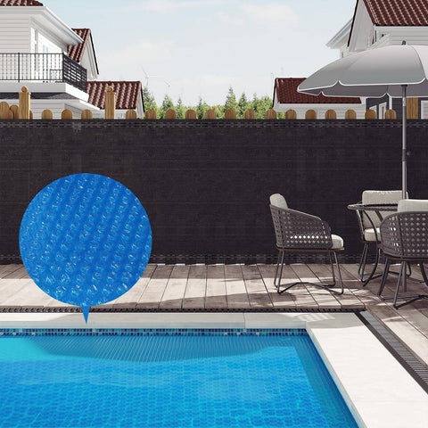 Rootz Solar Pool Cover - Eco-Friendly Pool Blanket - UV-Resistant Cover - Energy-Saving, Water Conservation, Debris Protection - Custom Sizes Available