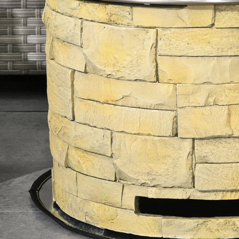 Rootz Smokeless Fire Bowl - Fire Pit - Outdoor Fire - Dual Combustion Design - Ø52 x 39H cm - Mat Included