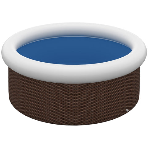 Rootz Inflatable Pool - Family Pool - Quick Setup Pool - Durable 1000D PVC - Spacious Design - Easy Maintenance - Ø300 x 76H cm