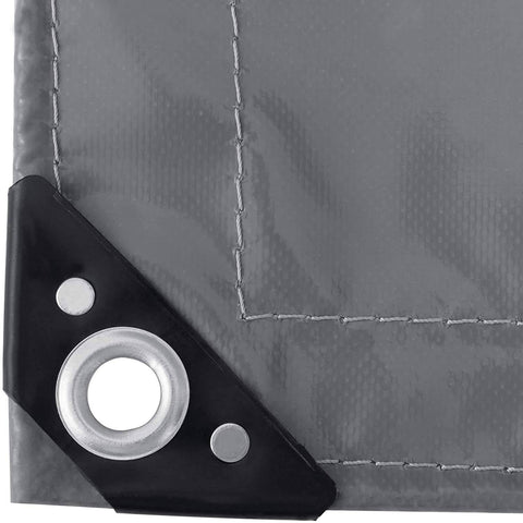 Rootz Ultimate Protective Tarpaulin - Weatherproof Cover - Multi-Use Tarp - Durable, UV Resistant, Easy Installation - 4m x 5m