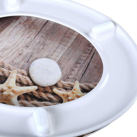Rootz Premium Duroplast Toilet Seat - Soft-Close, Quick Release - Antibacterial, Non-Slip, Durable - 45.5cm x 37.1cm