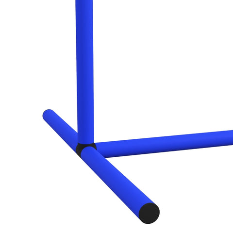 Rootz Dog Agility Set - Canine Fitness Kit - Pet Training Gear - Obstacle Course - Portable - Blue+Yellow - 88cm x 64cm x 95cm