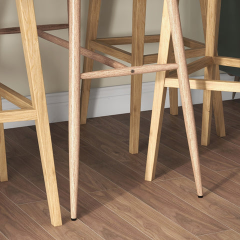 Rootz Rectangular Bar Table - Pub Table - Tall Table - Easy Assembly - 120 x 60 x 98 cm - Space-Saving Design
