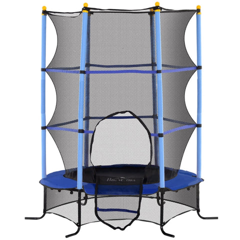 Rootz Children's Trampoline - Kids Bouncer - Jumping Exercise - Safety Net - Ø163cm x 190H cm - Indoor/Outdoor Fun