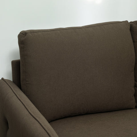 Rootz Two Seater Sofa - Velvet Upholstered Couch - Loveseat with Storage - High-Density Foam Comfort - 136cm x 75cm x 84cm