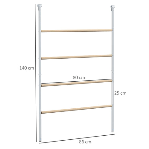 Rootz Chicken Sitting Ladder - Chicken Perch - Poultry Roosting Rack - Weatherproof - 140cm x 86cm x 2.5cm - For 4-6 Chickens
