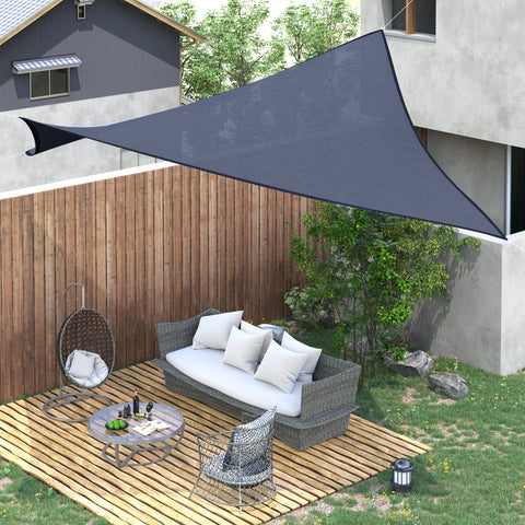 Rootz Rectangular Shade Sail - Sun Shelter - Canopy - UV Protection - 6m x 4m