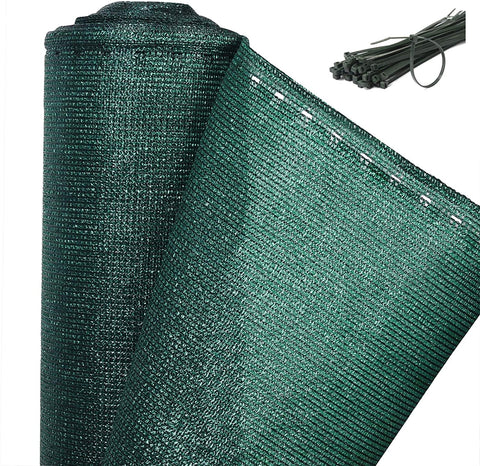 Rootz Privacy Fence Screen - Balcony Shade Net - Wind & Dust Protection - Easy Installation - Customizable - HDPE - UV Protection - 1m-2m x 6m-30m