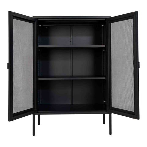 Rootz Melbourne Display Cabinet - Stylish Storage Solution - Modern Showcase - Dust Protection - 80x40x120 cm