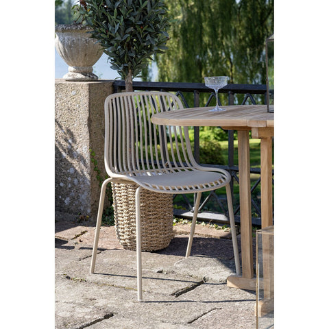 Rootz 4 Piece Set Branson Garden Chair - Outdoor Chair - Patio Seating - UV-Resistant - 55x46.5x82 cm