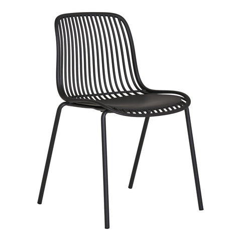Rootz Branson Garden Chair - Outdoor Seating - Patio Chair - Durable & UV-Resistant - Stackable Design - 55x46.5x82 cm