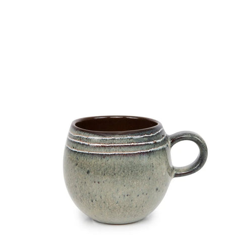Rootz The Comporta Mug Set of 6 - Ceramic Mugs - Stoneware Cups - Chip-Proof - 8.5cm x 8cm x 8.5cm