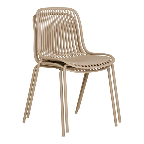 Rootz 4 Piece Set Branson Garden Chair - Outdoor Chair - Patio Seating - UV-Resistant - 55x46.5x82 cm