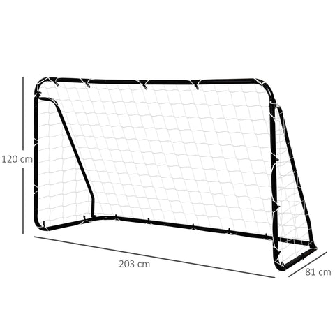 Rootz Soccer Goal - Football Net - Sports Goal - Improves Skills - 203cm x 81cm x 120cm