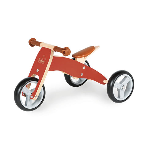 Rootz Charlie Mini Tricycle - Toddler Trike - Convertible Balance Bike - Solid Wood - Easy Conversion - 66cm x 41cm x 37cm