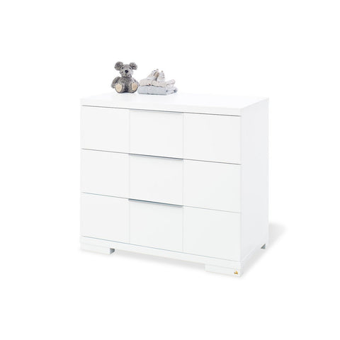 Rootz 'Polar' 2-Part Nursery Set - Cot Bed - Changing Unit - Convertible & Durable - Cot: 148x76x82cm, Mat: 140x70cm, Unit: 100x78x98cm