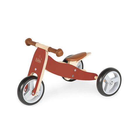 Rootz Charlie Mini Tricycle - Toddler Trike - Convertible Balance Bike - Solid Wood - Easy Conversion - 66cm x 41cm x 37cm