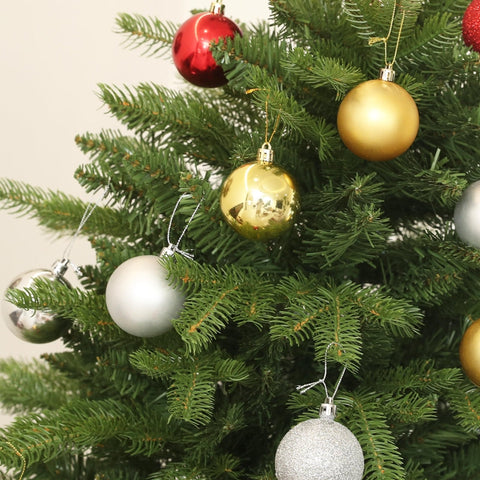 Rootz Lifelike Christmas Tree - Alpine Fir - Artificial Xmas Tree - Flame-Retardant - 105cm x 180cm