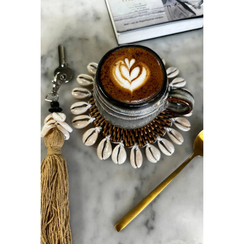Rootz The Comporta Mug Set of 6 - Ceramic Mugs - Stoneware Cups - Chip-Proof - 8.5cm x 8cm x 8.5cm