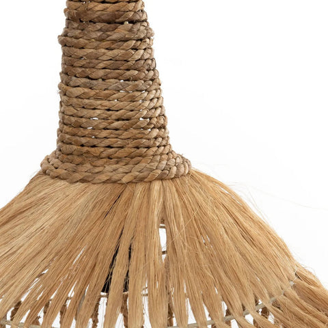 Rootz Hippy Tipi Pendant Light - Natural Lamp - Tropical Hanging Light - Magical Light Patterns - 50cm x 70cm x 50cm