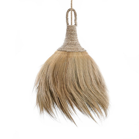 Rootz Makiki Pendant Lamp - Statement Light - Tropical Decor - Handcrafted Mendong Grass - 50cm x 50cm x 70cm