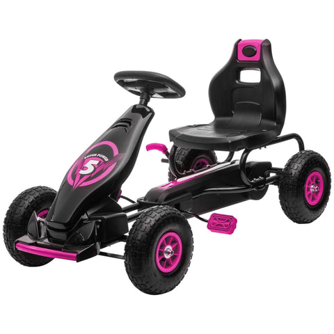 Rootz Kids Go-Kart - Pedal Car - Child's Ride-On - Boosts Coordination - 121cm x 58cm x 61cm