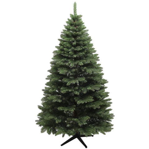 Rootz Christmas Tree - Pine Tree Replica - Festive Decor - Flame-Retardant - 120cm x 180cm - Easy Assembly - Sturdy Steel Base