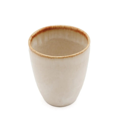 Rootz Cascais Cup Set of 6 - Ceramic Mugs - Stylish Drinkware - Chip-Proof Durability - 10cm x 10cm x 9cm