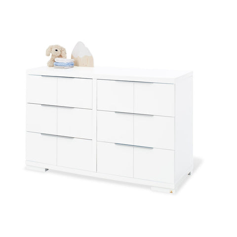Rootz Nursery Polar 4-Part Set - Kid's Bedroom Furniture - Baby Room Set - Versatile & Convertible - Cot 148x76x82cm, Unit 140x78x98cm, Wardrobe 167x57x182cm