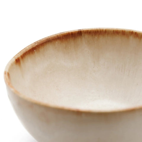 Rootz 6 Piece Set Cascais Bowls - Tableware Set - Chip-Proof Bowls - Handmade Ceramics - 11cm x 11cm x 5cm