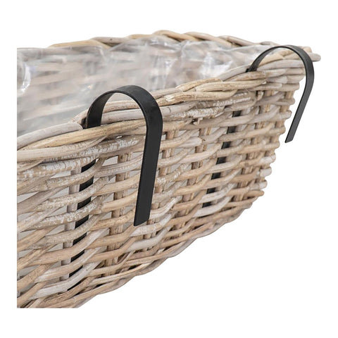 Rootz Batu Hanging Planters - Woven Planters - Rustic Bohemian Decor - Natural Beauty - 60x20x23 cm