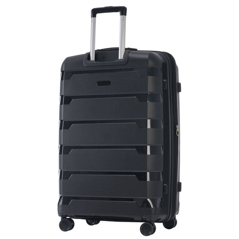 Rootz 3 Piece Suitcase Set - Luggage Set - Travel Baggage - TSA Locks - Sizes M: 37x21x48cm, L: 42x28x58cm, XL: 50x32x69cm