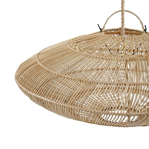 Rootz Macaron Pendant Lamp - Rattan Light - Hanging Decor - Playful Elegance - 75cm x 75cm x 30cm
